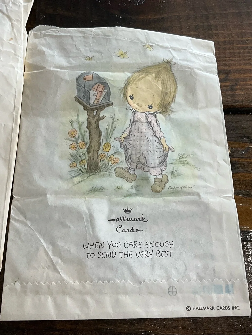 Vintage Lot of 2 1970s Ambassador Hallmark Gift Bags Collectible Decor